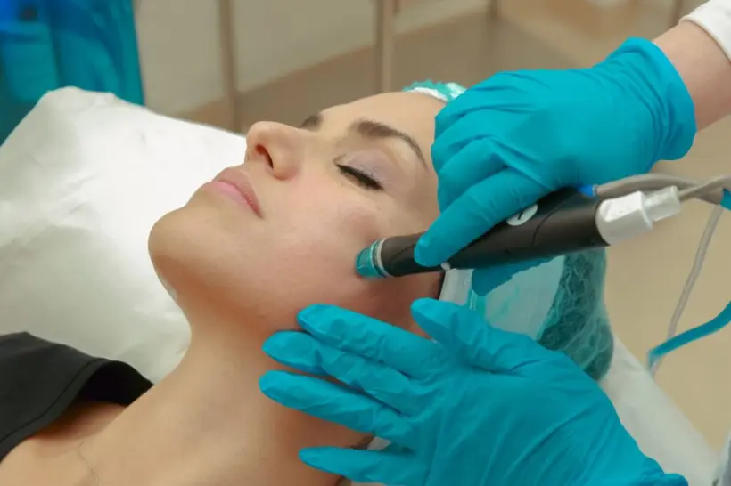 Microneedling and collagen induction
