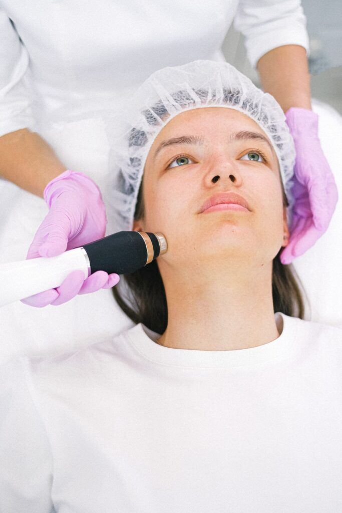 Fractional laser skin resurfacing, Dr. Alaa Zidan clinic, Maldives