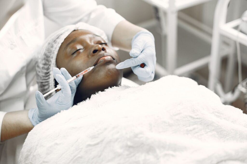 Lip Filler treatment, Dr. Alaa Zidan clinic, Maldives