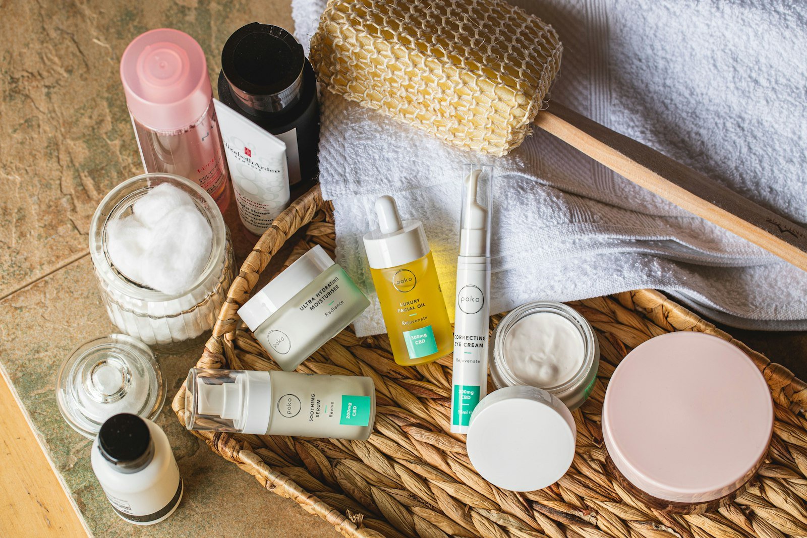 A traveller preparing skincare ahead of a flight - Dr. Alaa Zidan, Maldives