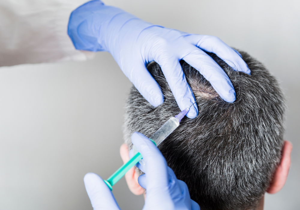 Exosome hair restoration therapy