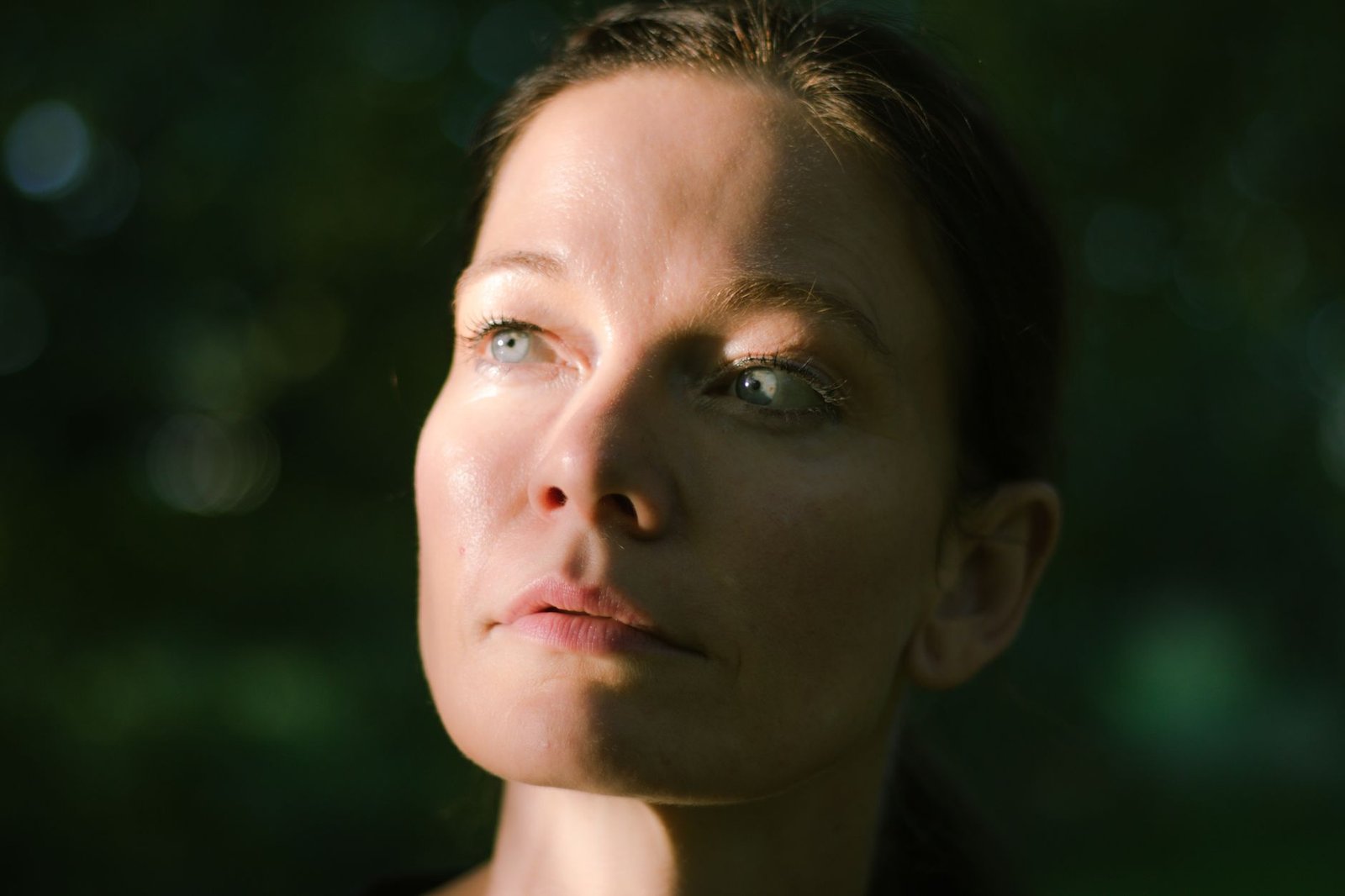 Facial skin in natural light - tinted sunscreen for melasma helps protect against sun and visible light - Dr. Alaa Zidan, Maldives